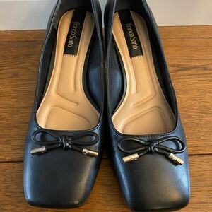 Franco Sarto Natalia Women's Black Leather Pumps